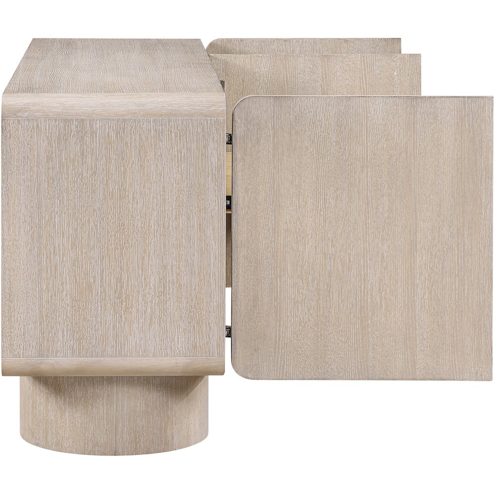 Adagio Natural Solid Wood And Oak Veneer Sideboard/Buffet. Picture 6
