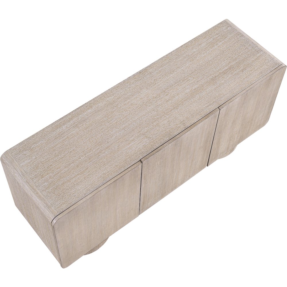Adagio Natural Solid Wood And Oak Veneer Sideboard/Buffet. Picture 8