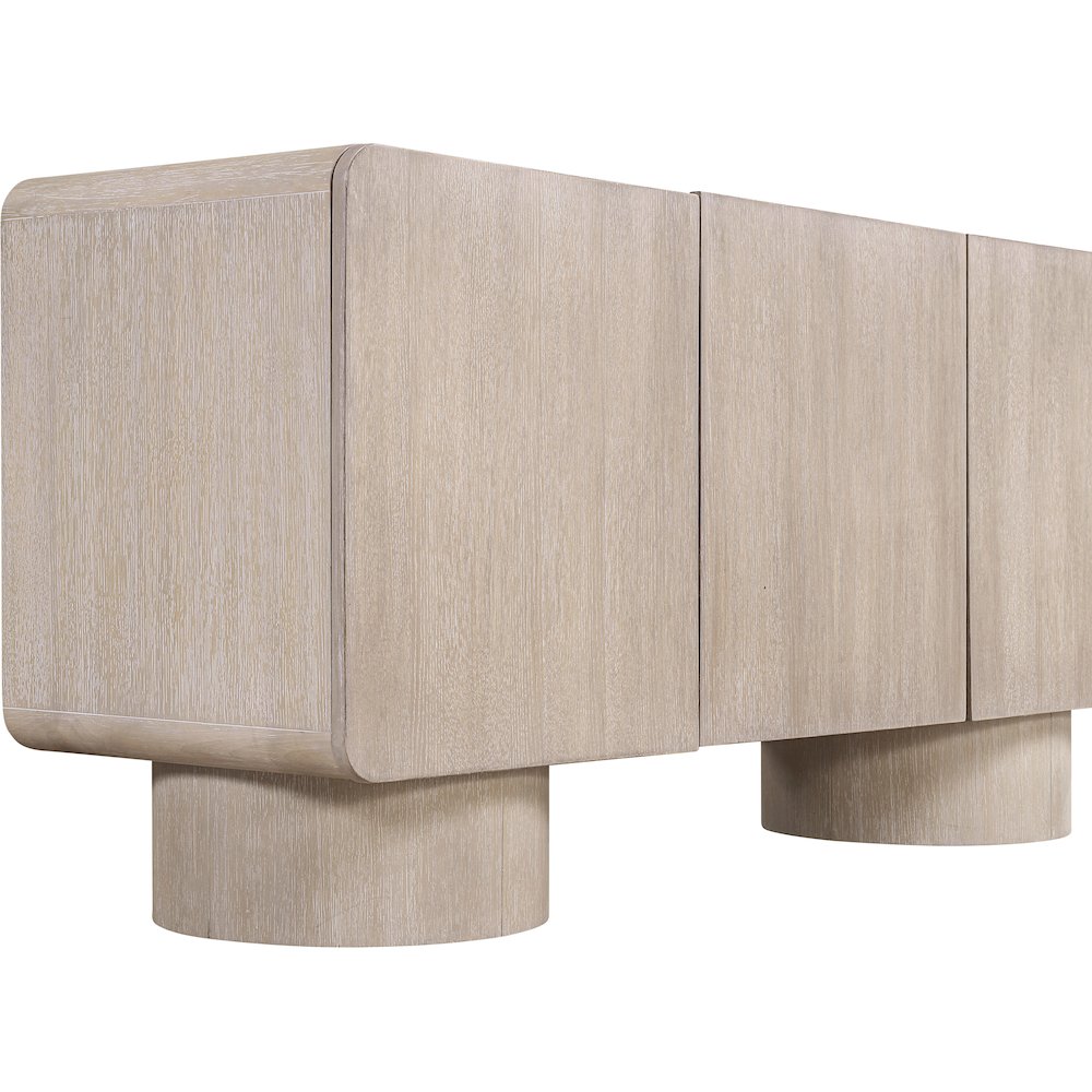 Adagio Natural Solid Wood And Oak Veneer Sideboard/Buffet. Picture 9