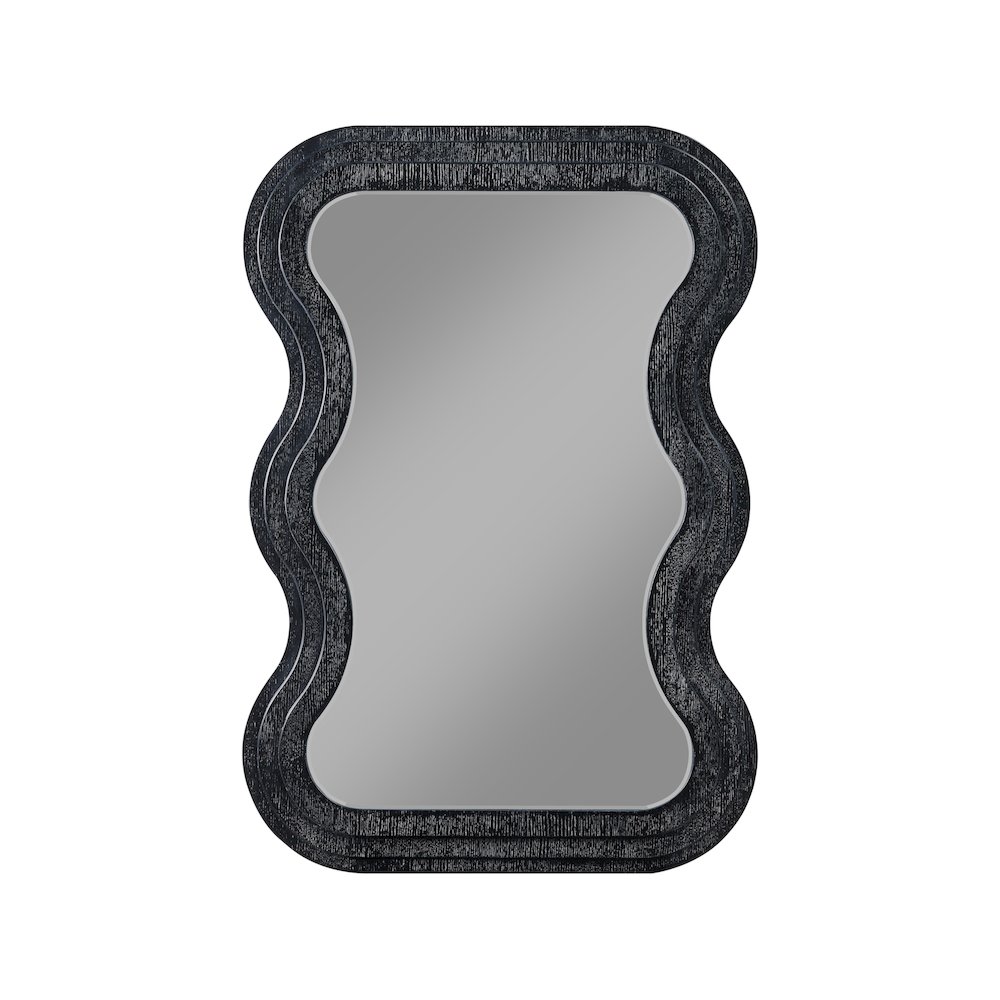 Bellagio Black Oak Veneer Mirror. Picture 2