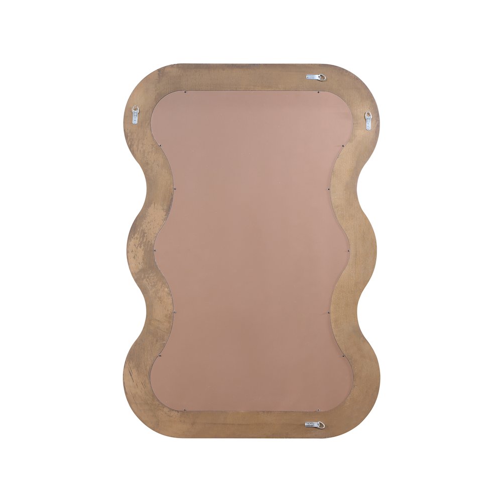 Bellagio Brown Oak Veneer Mirror. Picture 4