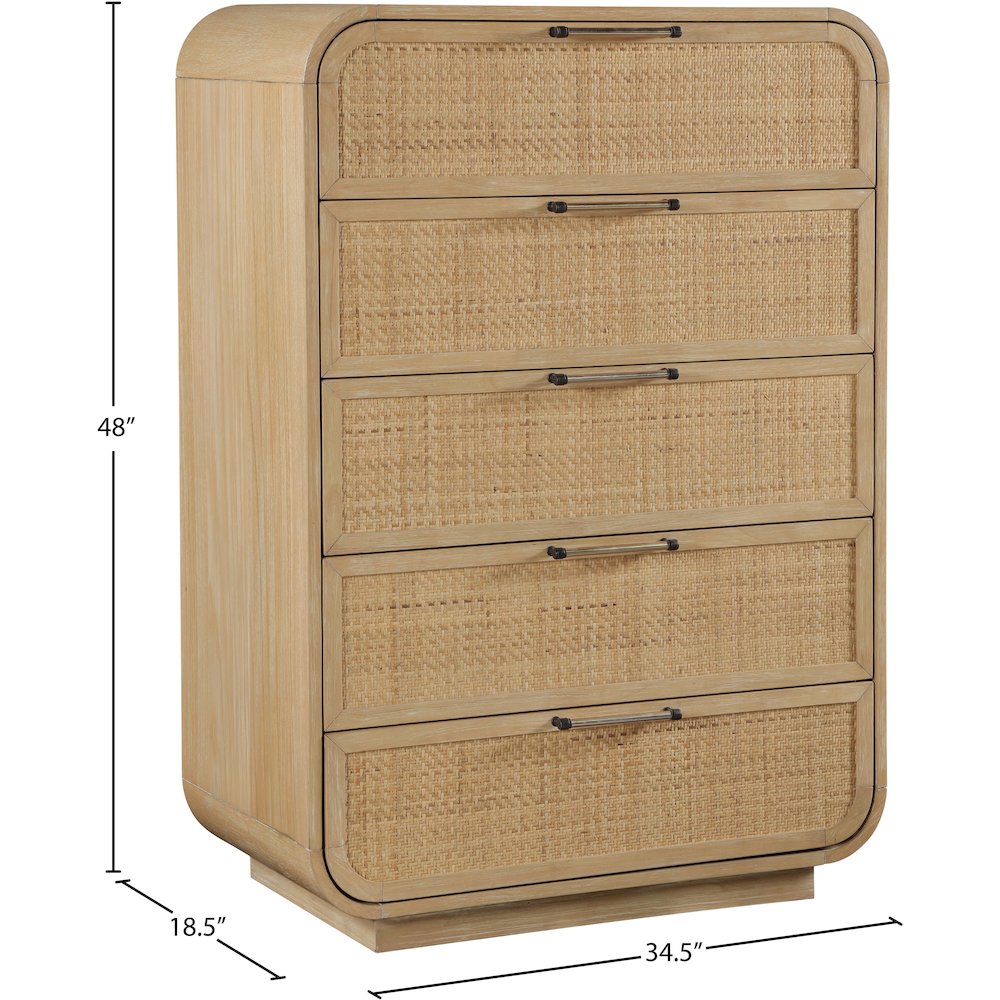 Windsor Natural Rubberwood Chest. Picture 9