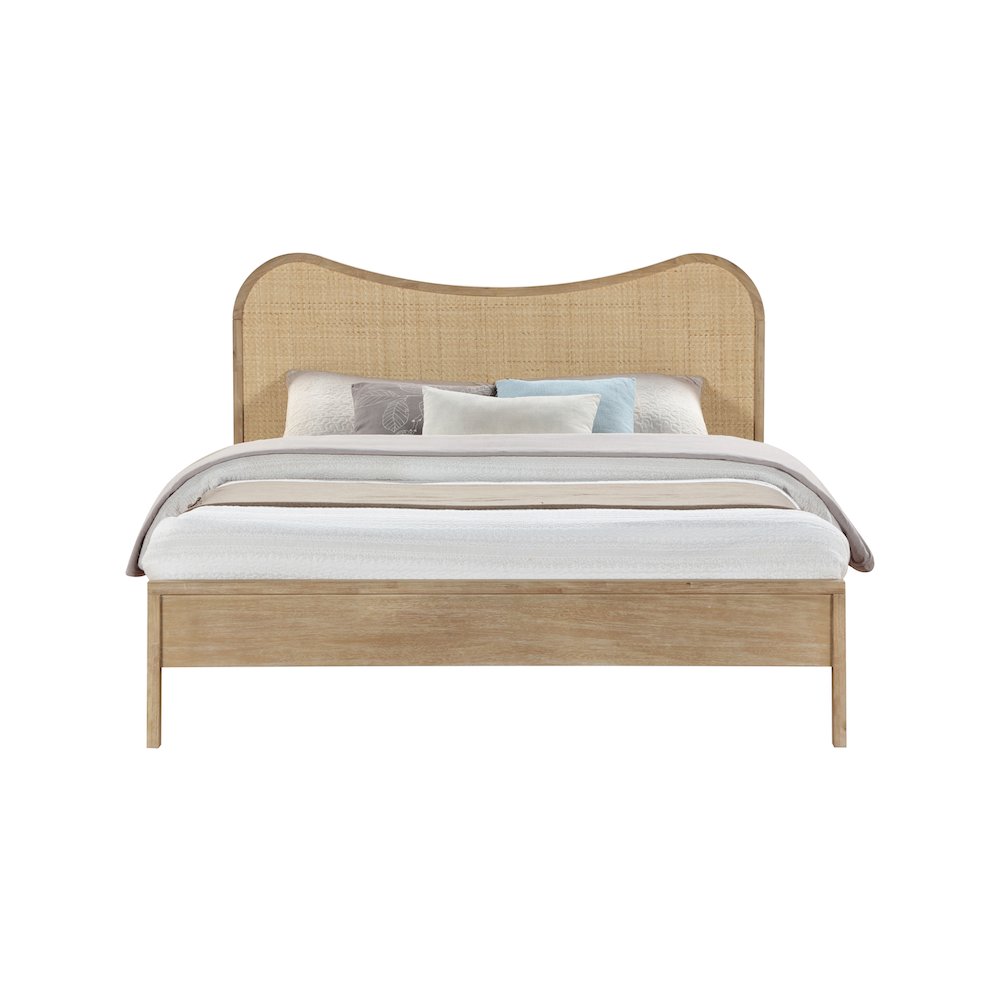 Windsor Natural Rubberwood Full Bed. Picture 2