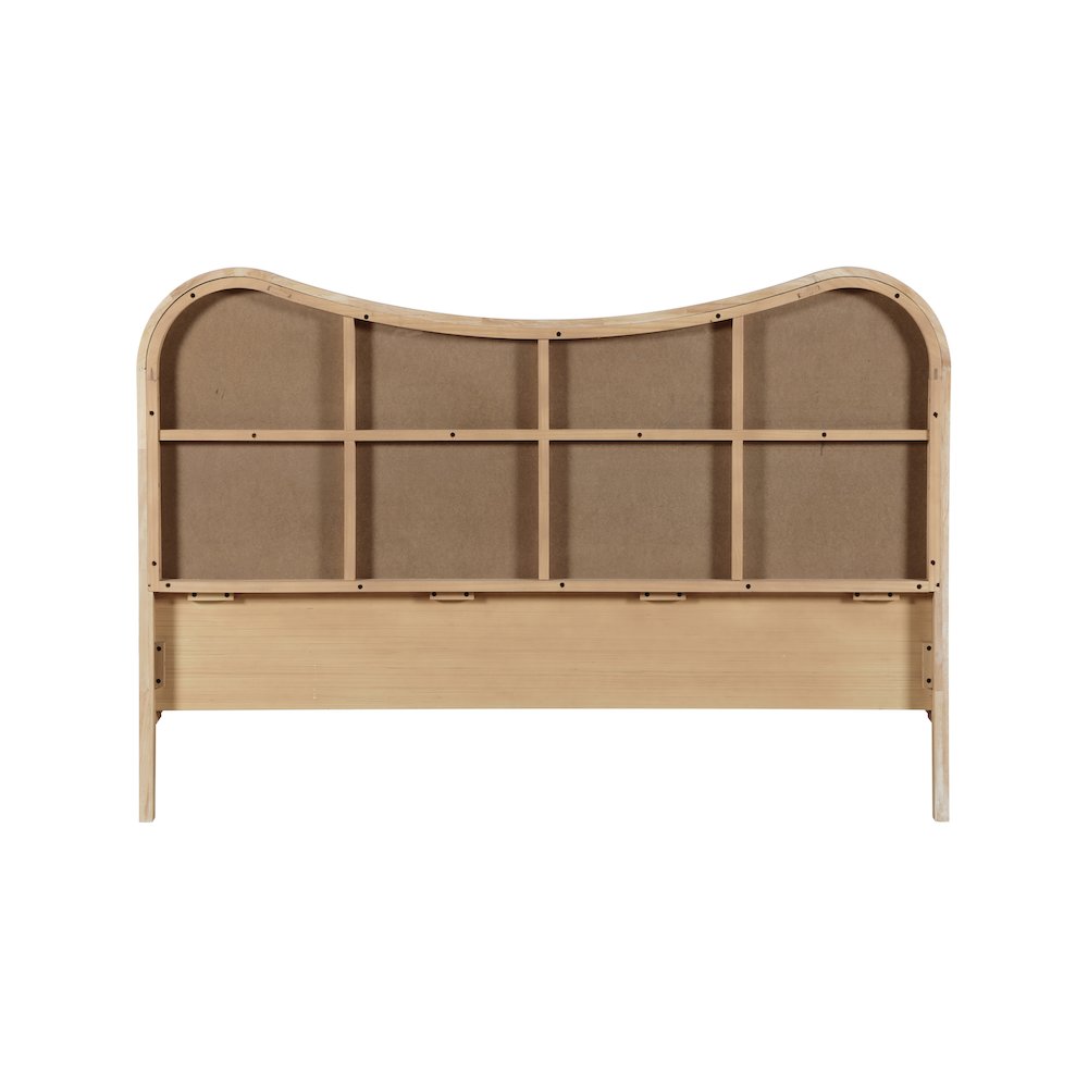 Windsor Natural Rubberwood Full Bed. Picture 4
