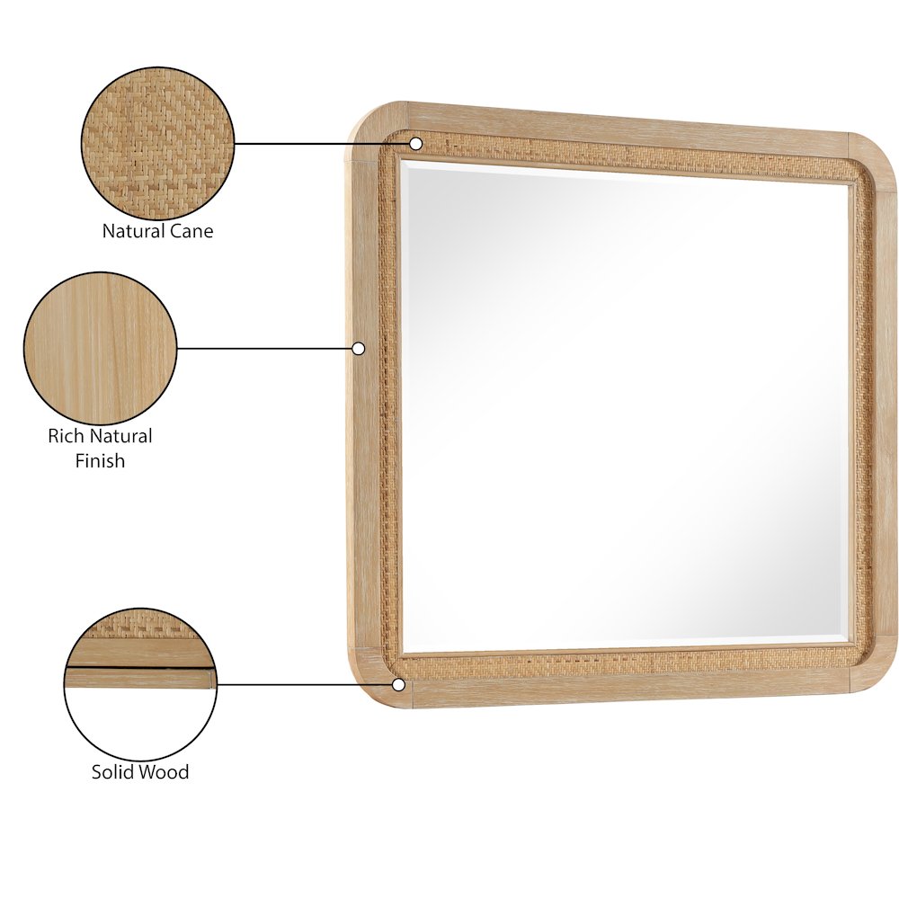 Windsor Natural Rubberwood Mirror. Picture 9
