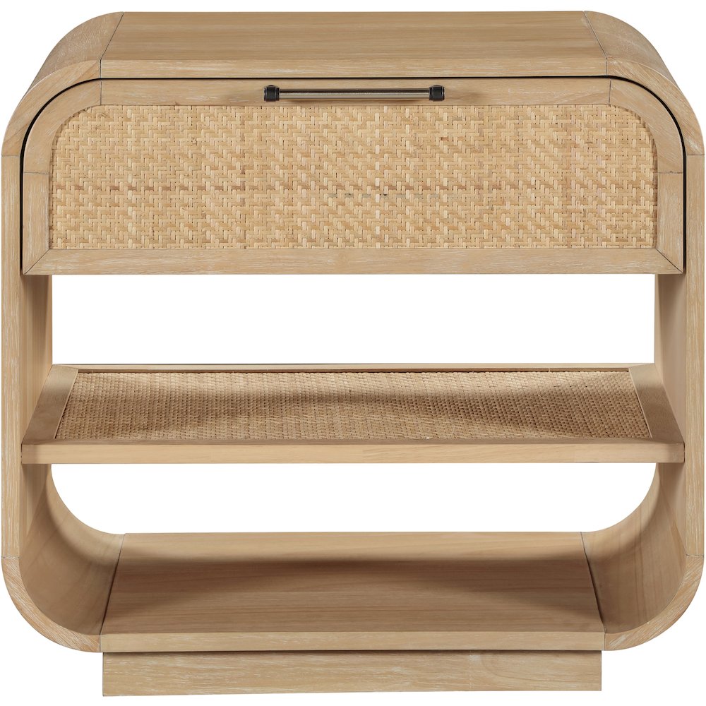 Windsor Natural Rubberwood Night Stand. Picture 2