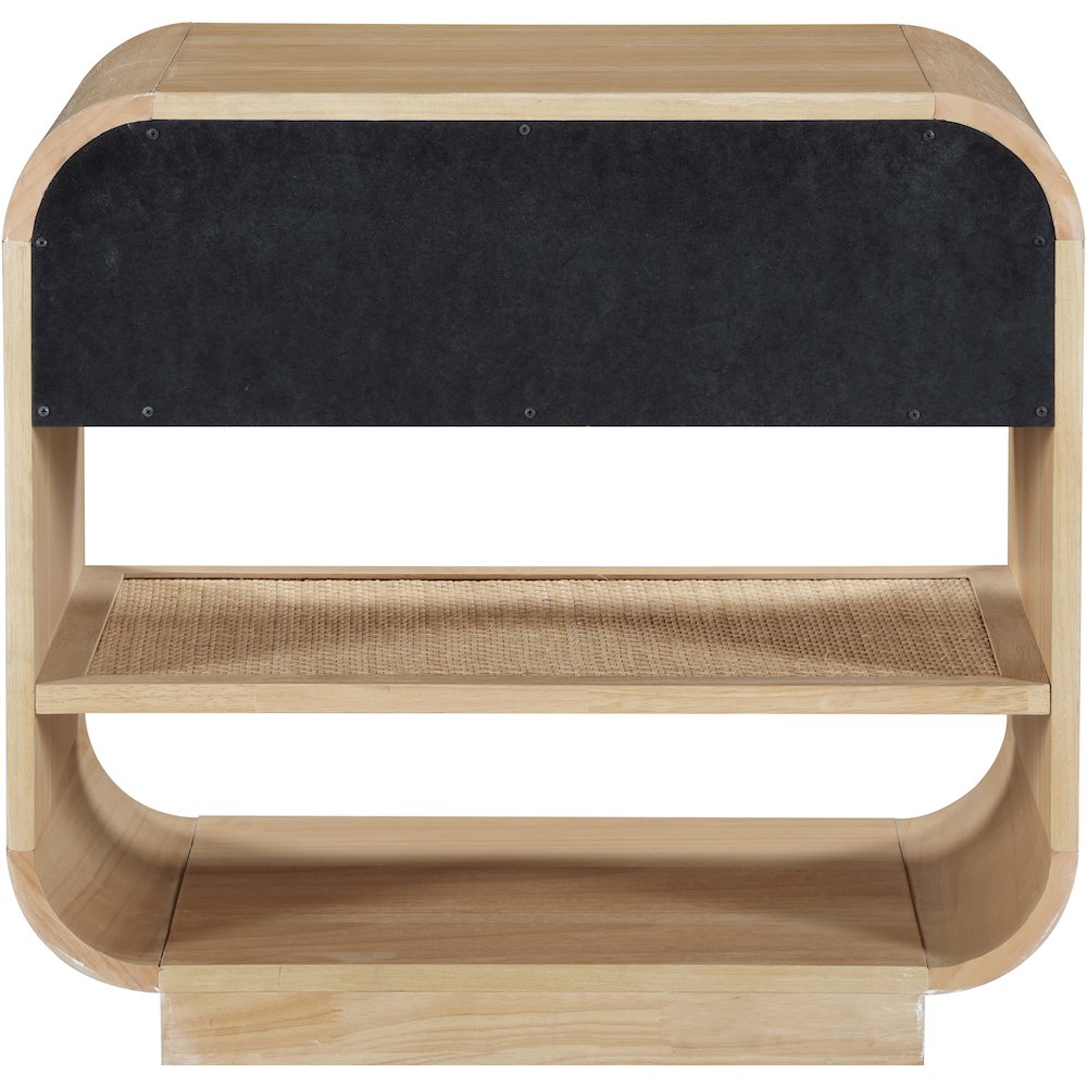 Windsor Natural Rubberwood Night Stand. Picture 4
