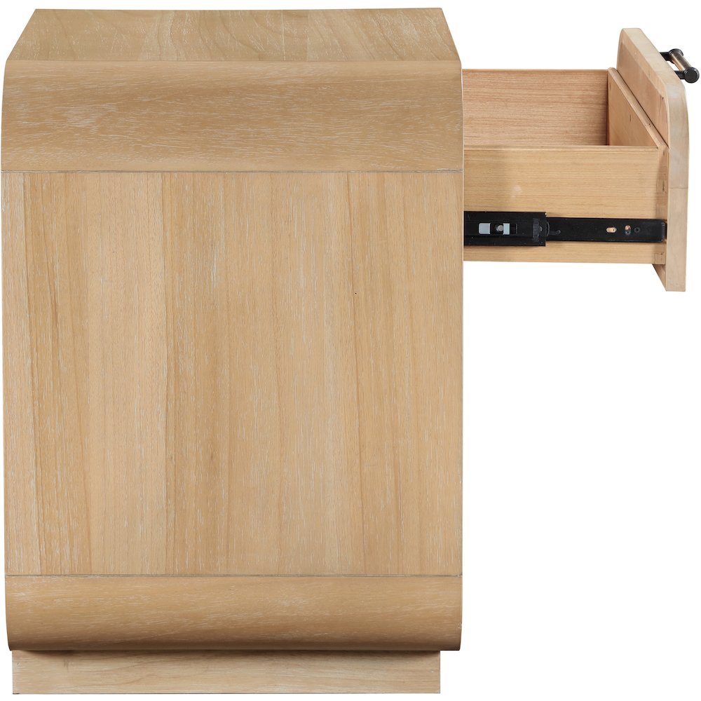 Windsor Natural Rubberwood Night Stand. Picture 5