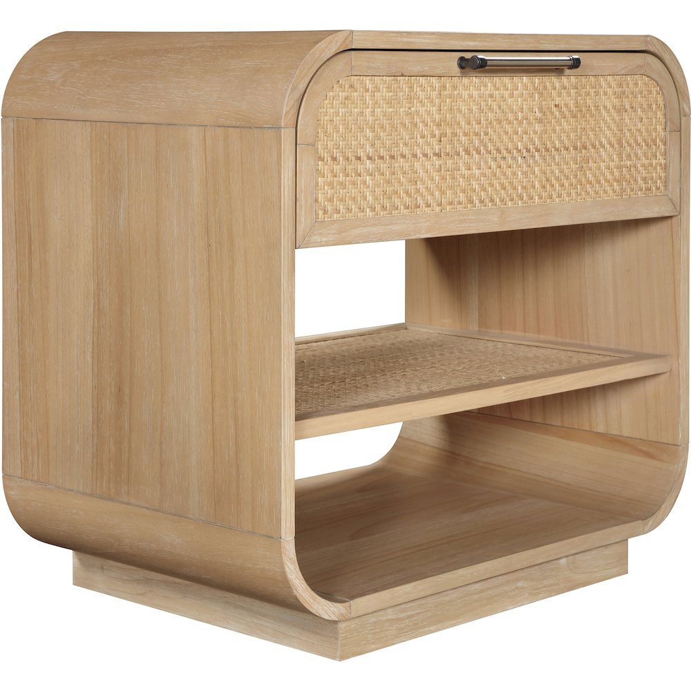 Windsor Natural Rubberwood Night Stand. Picture 6