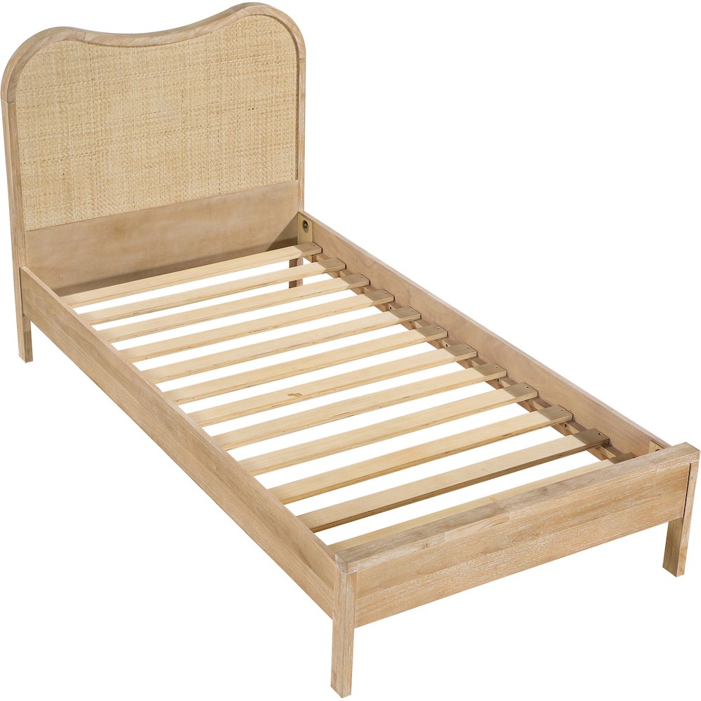 Windsor Natural Rubberwood Twin Bed. Picture 7