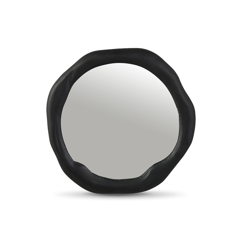 Armada Black Aluminum Mirror. Picture 1