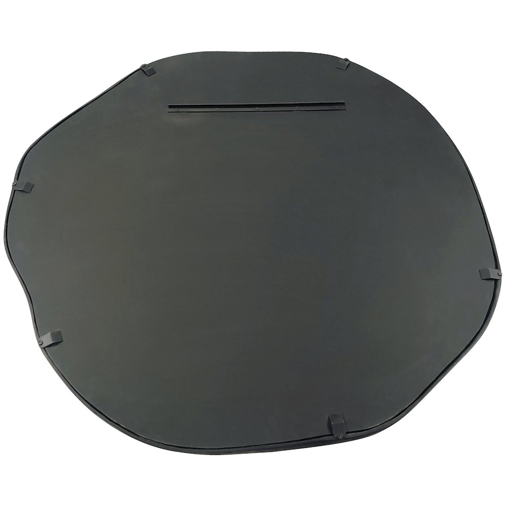 Armada Black Aluminum Mirror. Picture 3