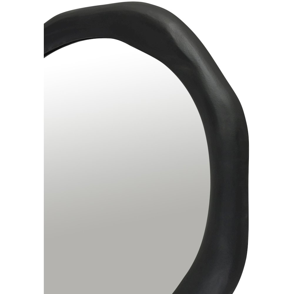 Armada Black Aluminum Mirror. Picture 4