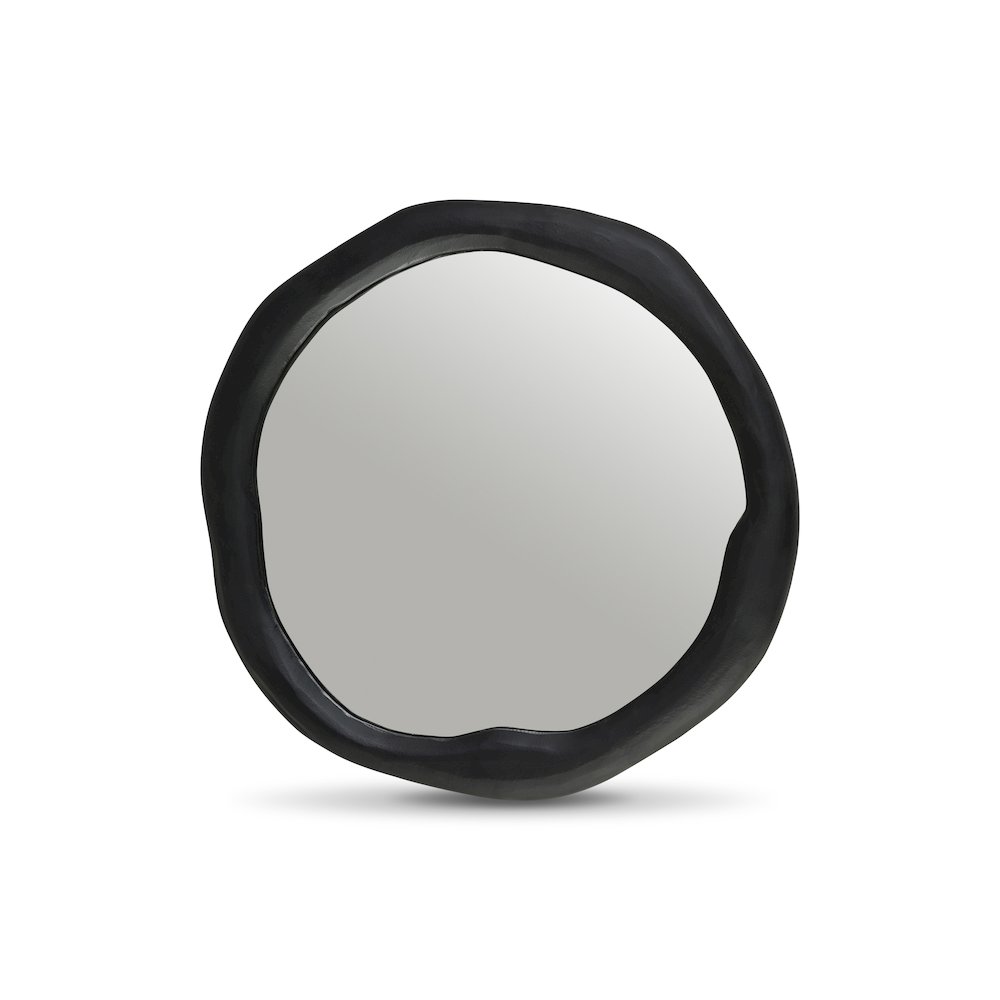 Armada Black Aluminum Mirror. Picture 1