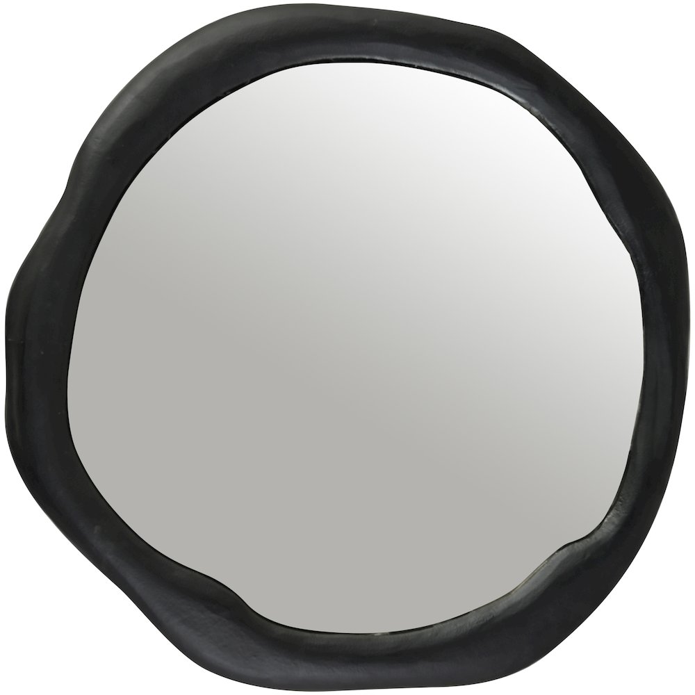 Armada Black Aluminum Mirror. Picture 2