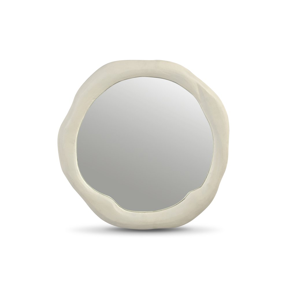 Armada Cream Aluminum Mirror. Picture 1