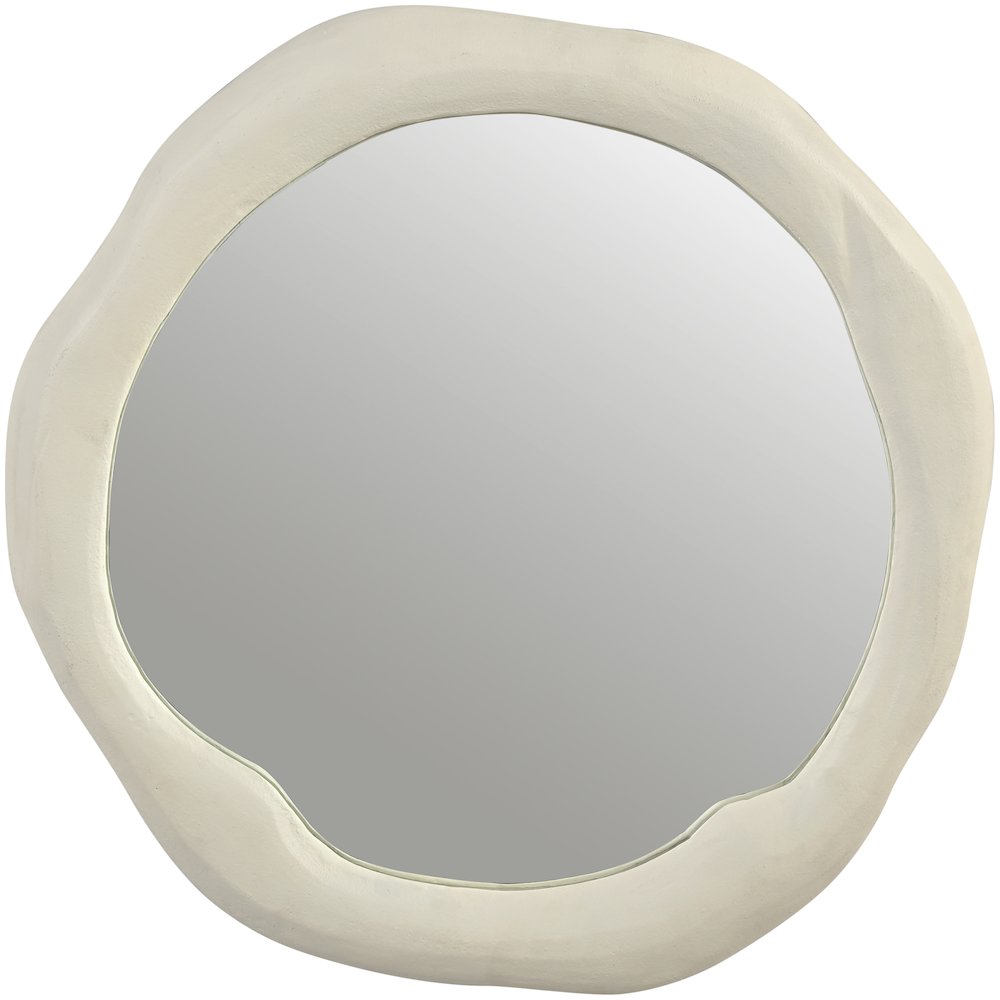 Armada Cream Aluminum Mirror. Picture 2