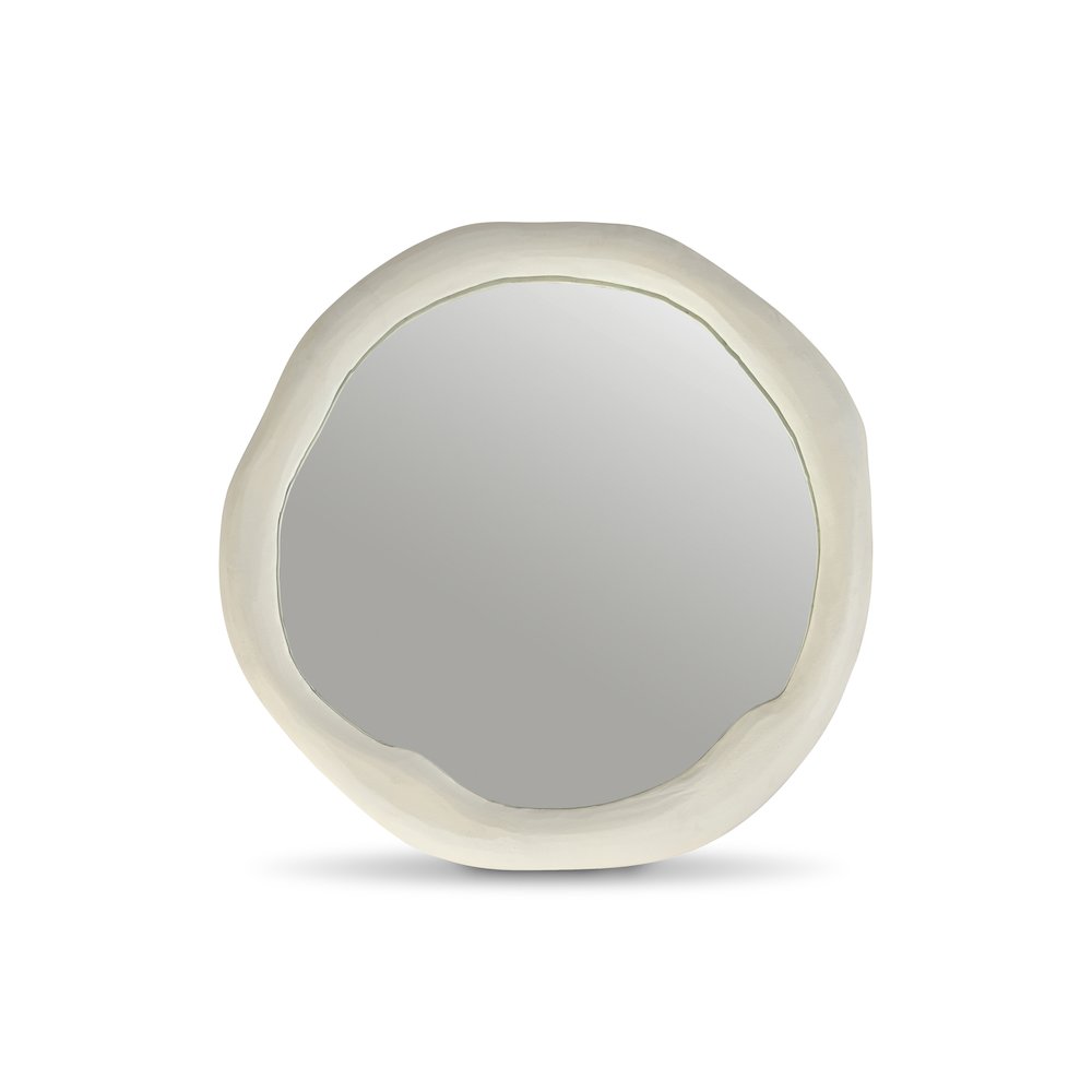 Armada Cream Aluminum Mirror. Picture 1