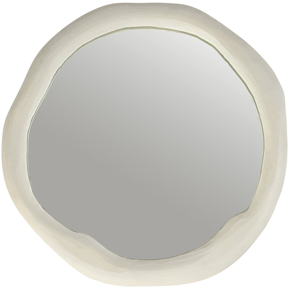 Armada Cream Aluminum Mirror. Picture 2
