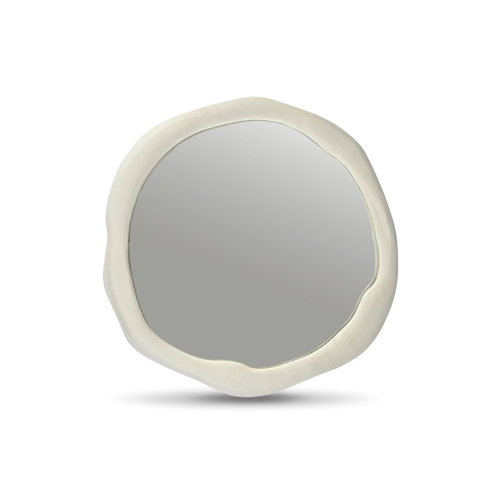 Armada Cream Aluminum Mirror. Picture 1