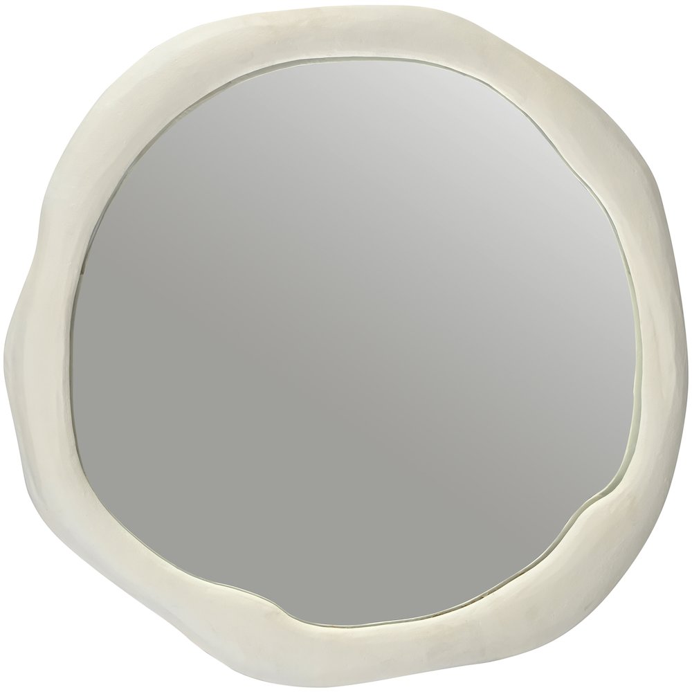 Armada Cream Aluminum Mirror. Picture 2