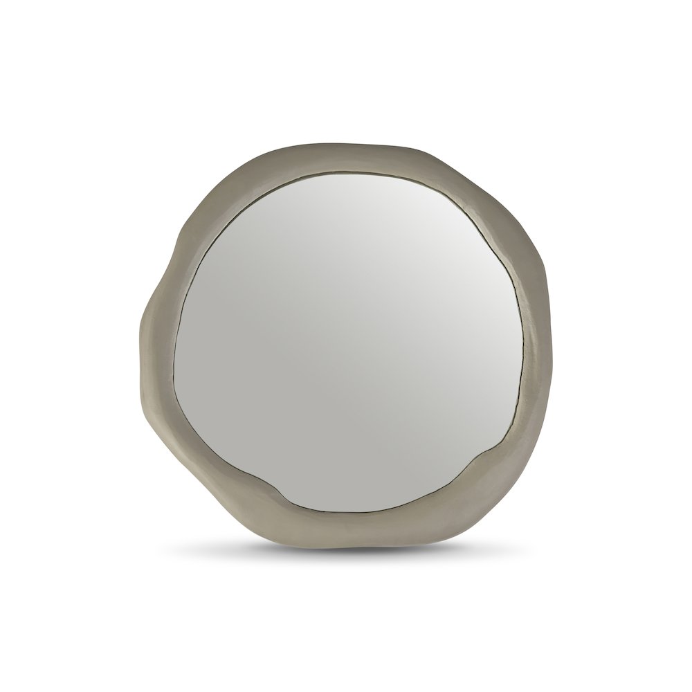 Armada Taupe Aluminum Mirror. Picture 1