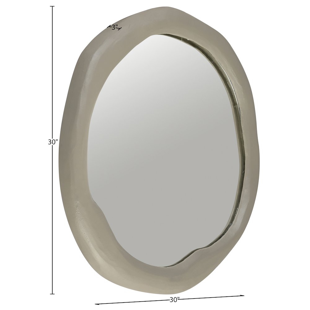 Armada Taupe Aluminum Mirror. Picture 5