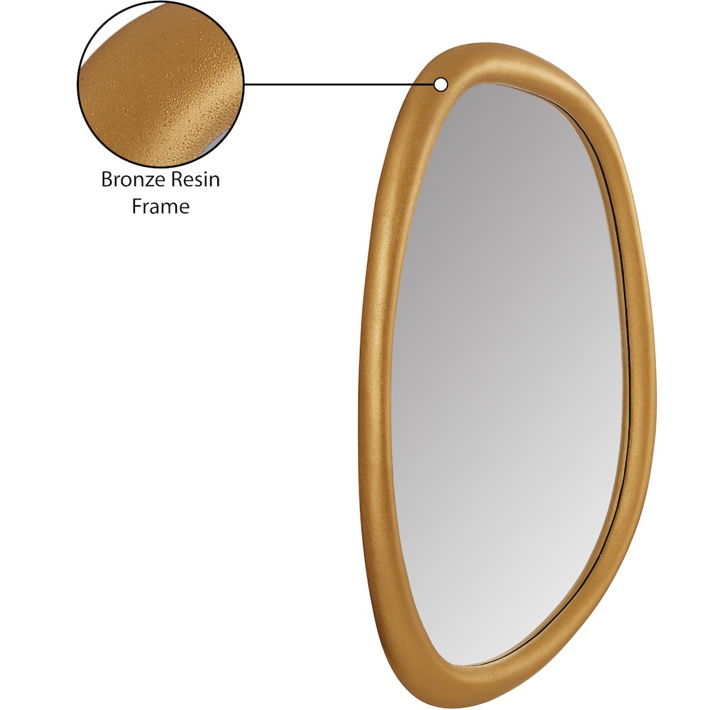 Holland Brass Polyresin Mirror. Picture 6