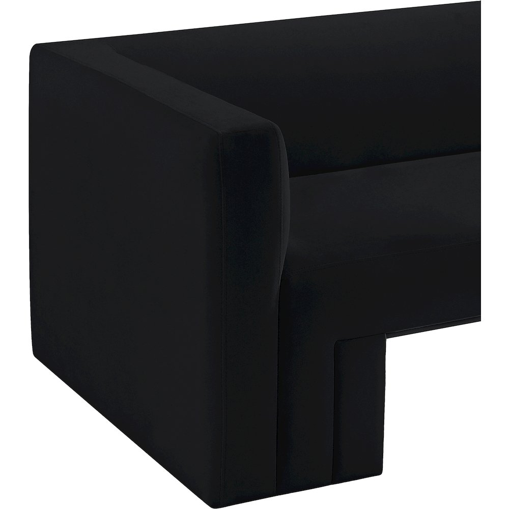 Henson Black Velvet Chair. Picture 11