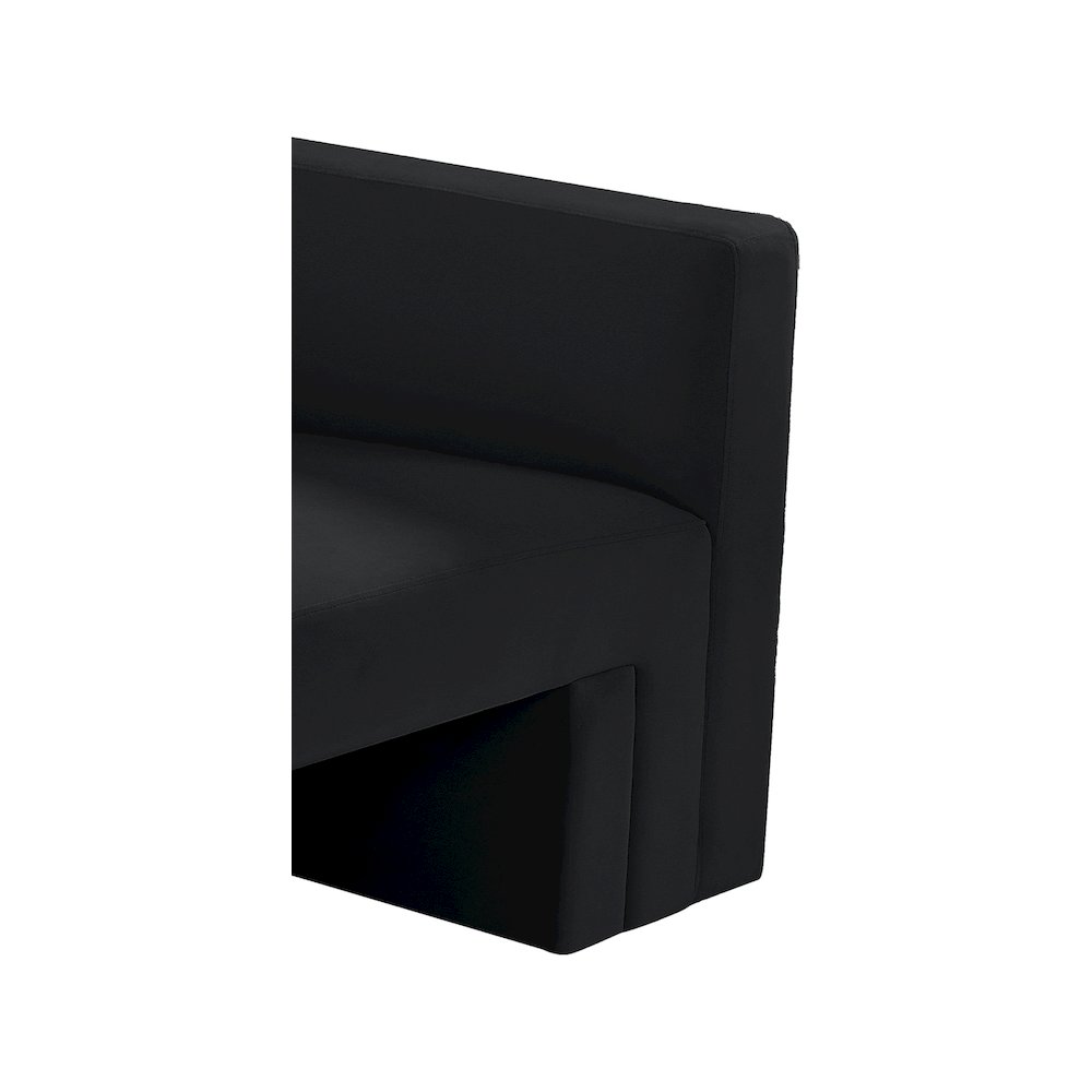 Henson Black Velvet Chair. Picture 12