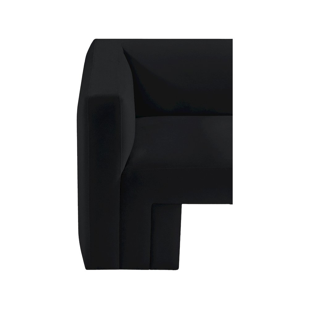 Henson Black Velvet Chair. Picture 13