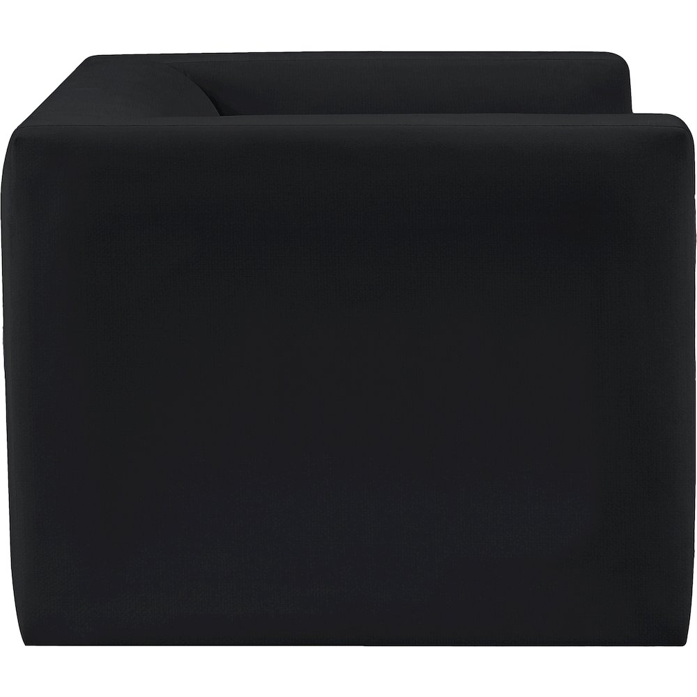 Henson Black Velvet Chair. Picture 6