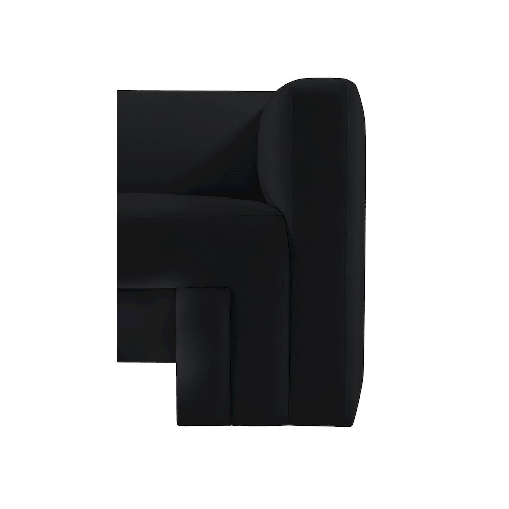 Henson Black Velvet Chair. Picture 7