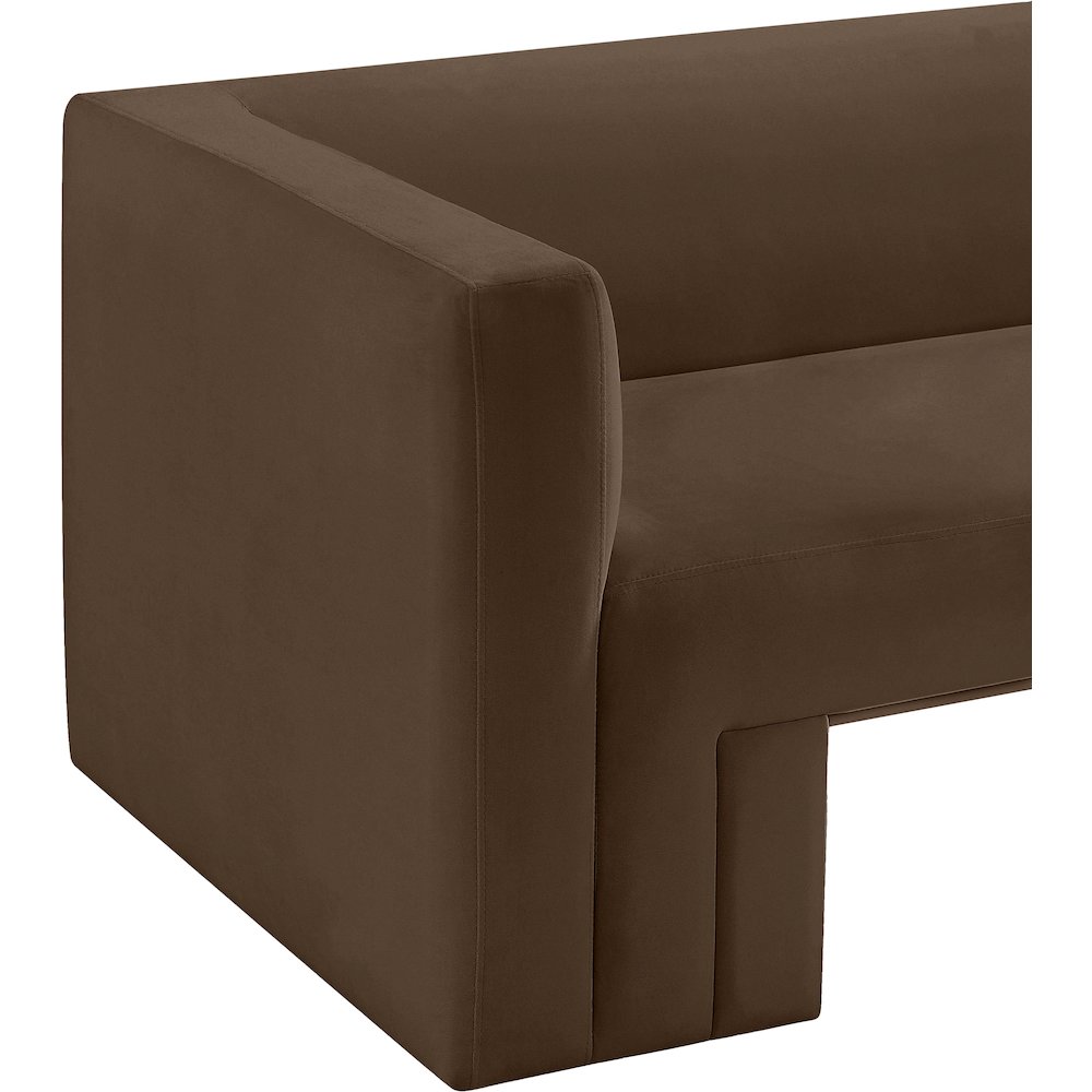 Henson Brown Velvet Chair. Picture 11