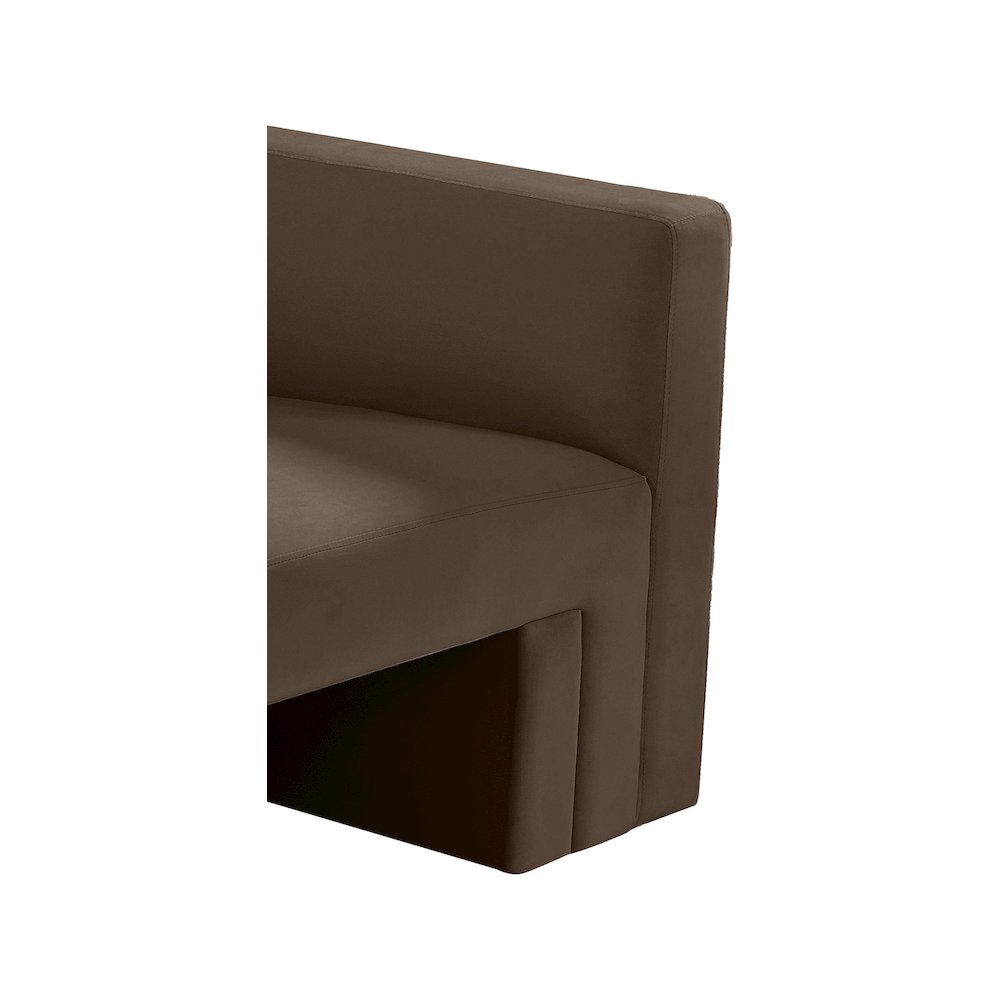 Henson Brown Velvet Chair. Picture 12