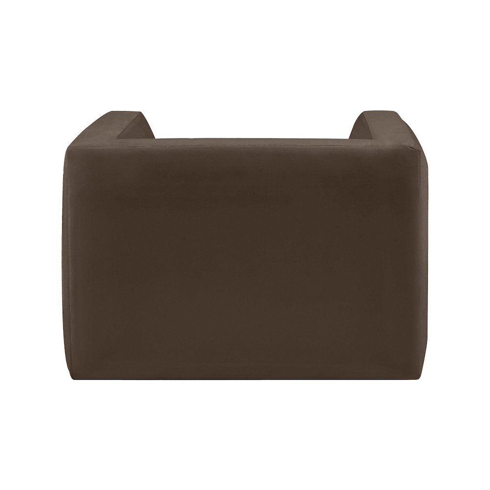 Henson Brown Velvet Chair. Picture 2