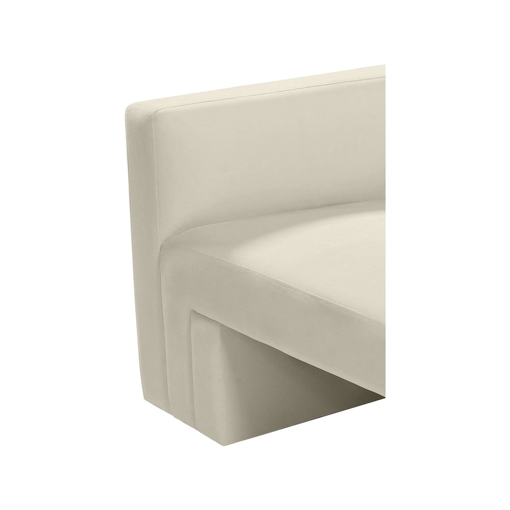 Henson Cream Velvet Chair. Picture 9