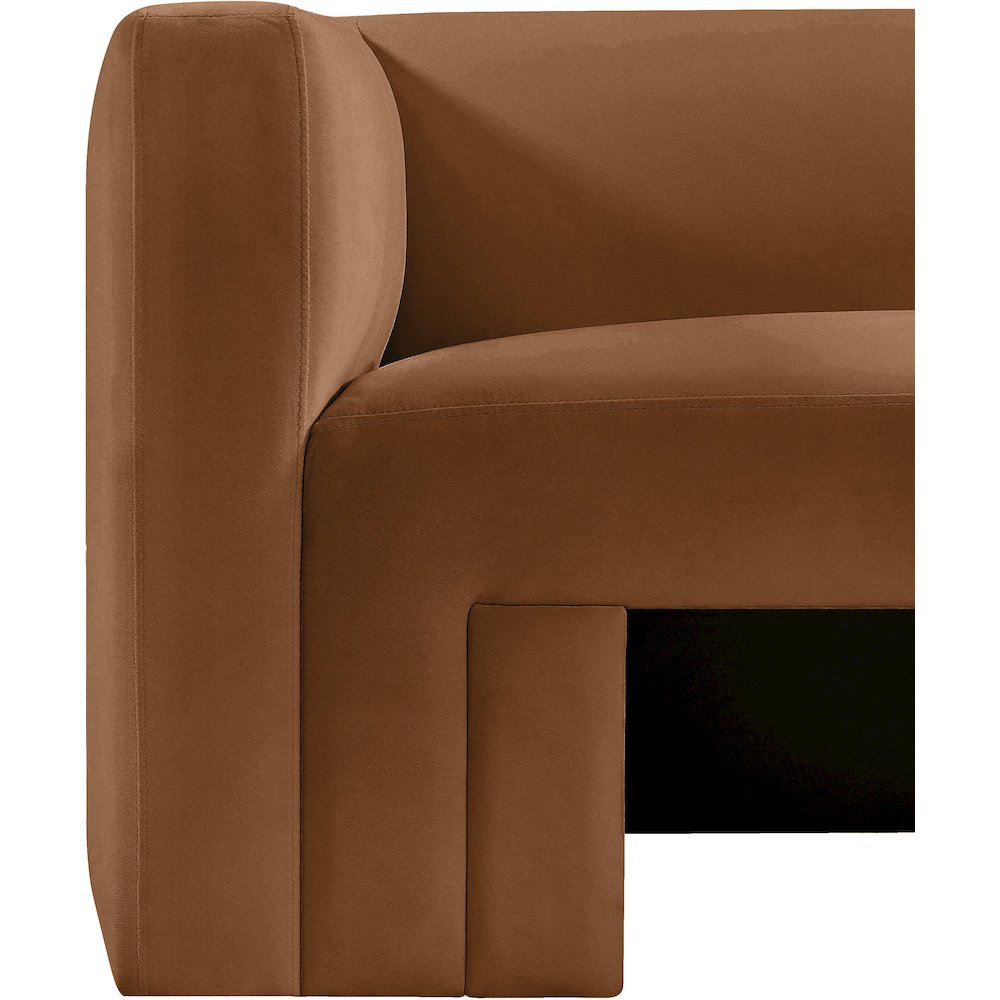 Henson Saddle Velvet Chair. Picture 10