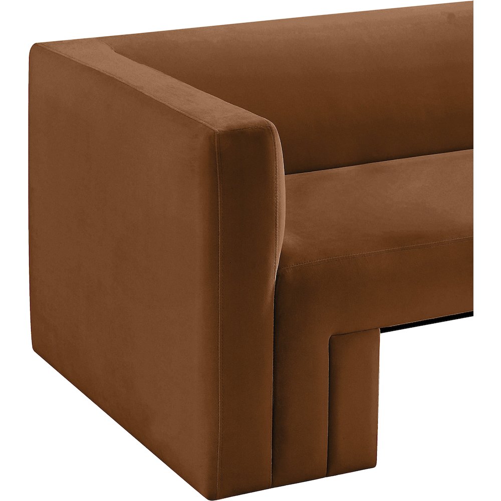Henson Saddle Velvet Chair. Picture 11