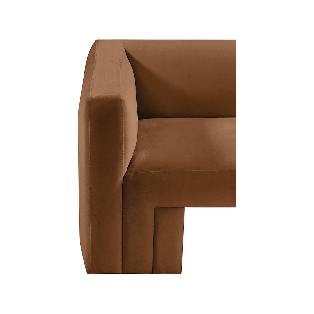 Henson Saddle Velvet Chair. Picture 13