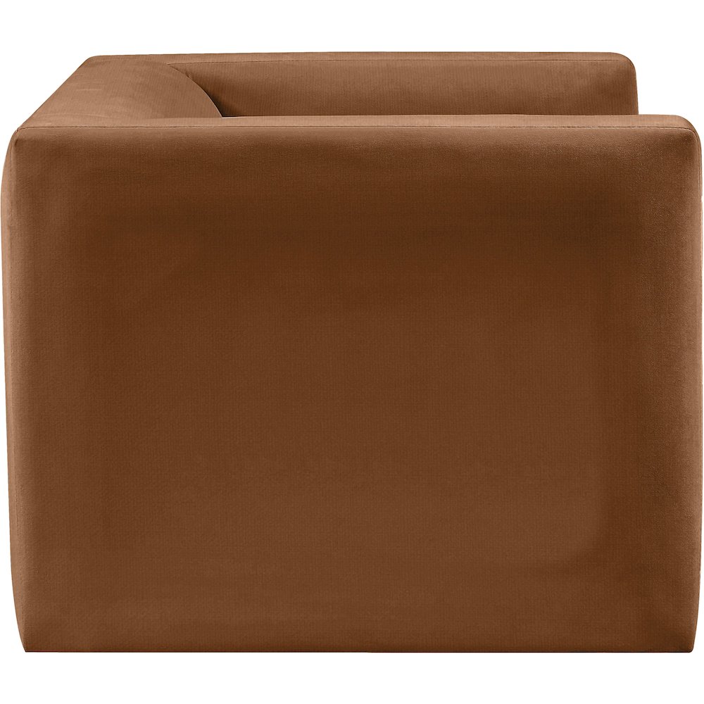 Henson Saddle Velvet Chair. Picture 6