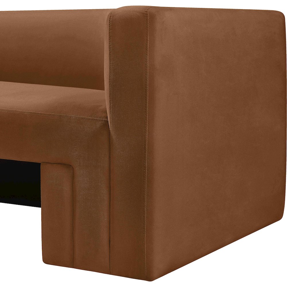 Henson Saddle Velvet Chair. Picture 8