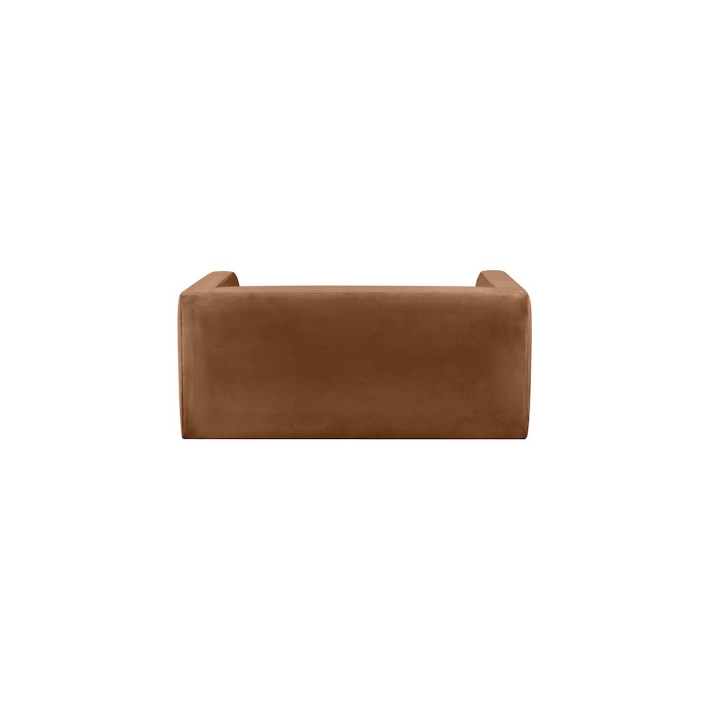 Henson Saddle Velvet Loveseat. Picture 2