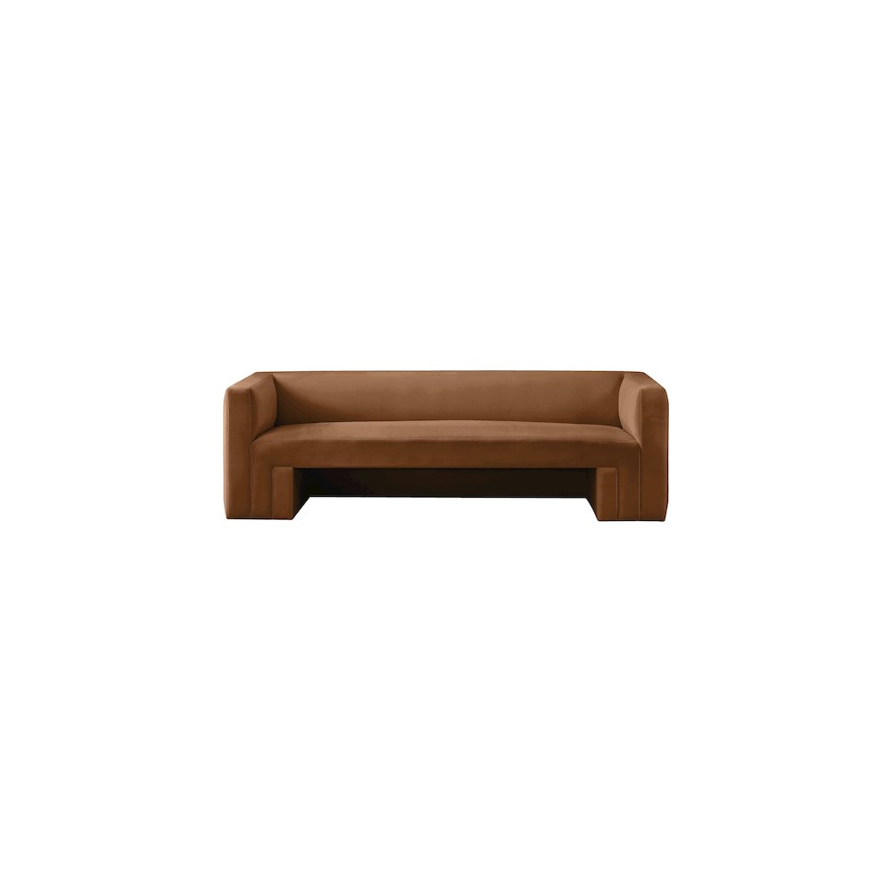 Henson Saddle Velvet Sofa. Picture 4