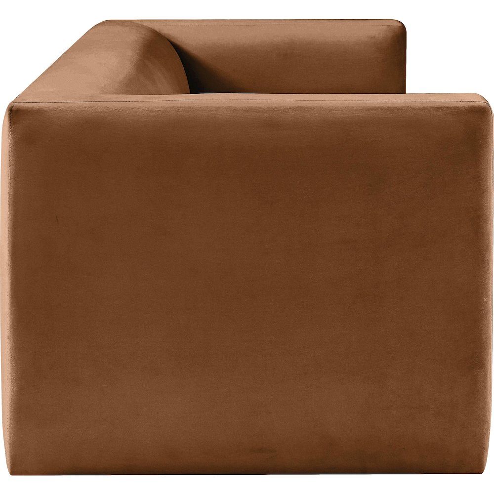 Henson Saddle Velvet Sofa. Picture 6