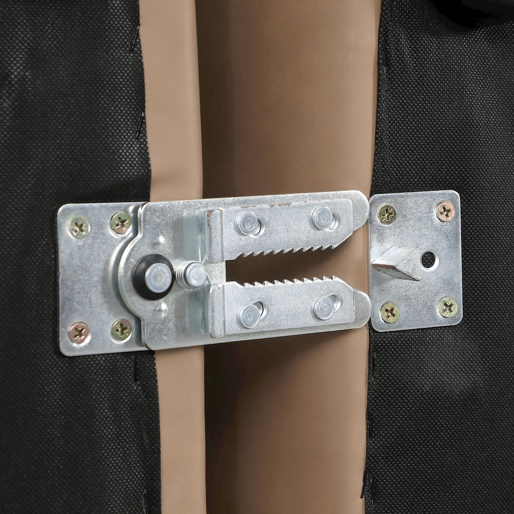 Cube Tan Vegan Leather Modular Sectional. Picture 6