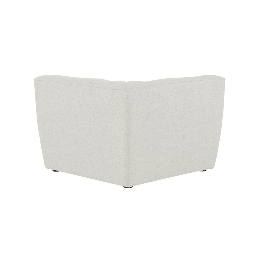 Miramar Cream Durable Linen Textured Corner. Picture 2