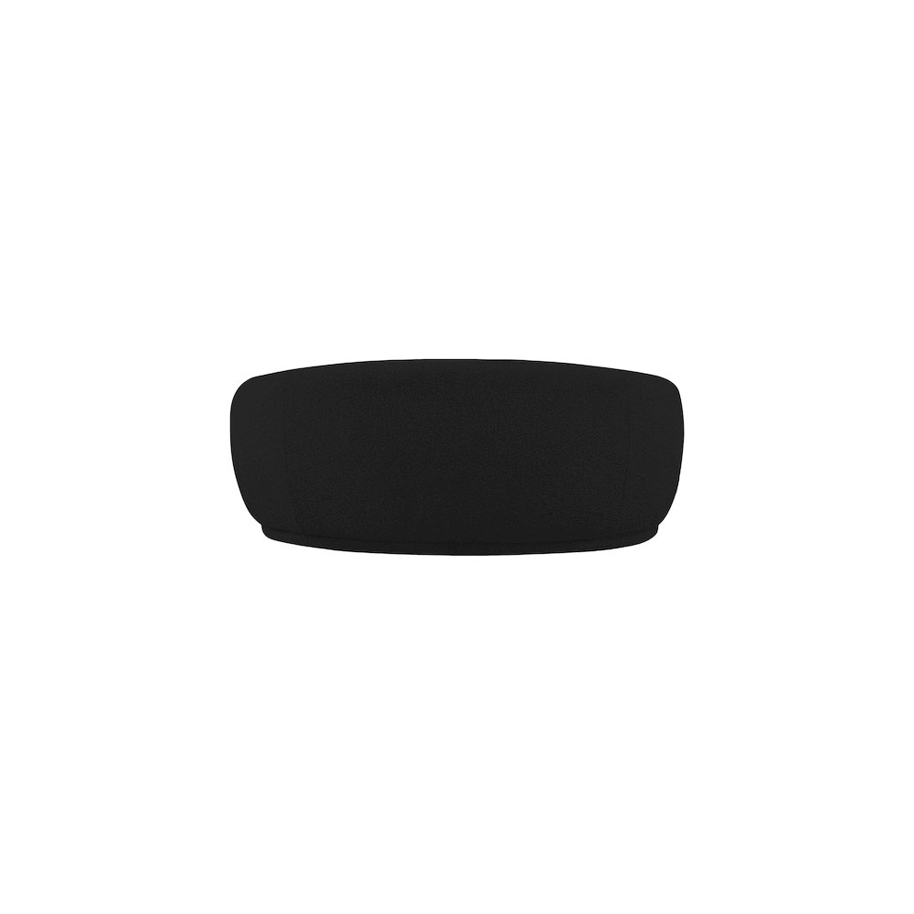 Hyde Black Boucle Fabric Loveseat. Picture 2