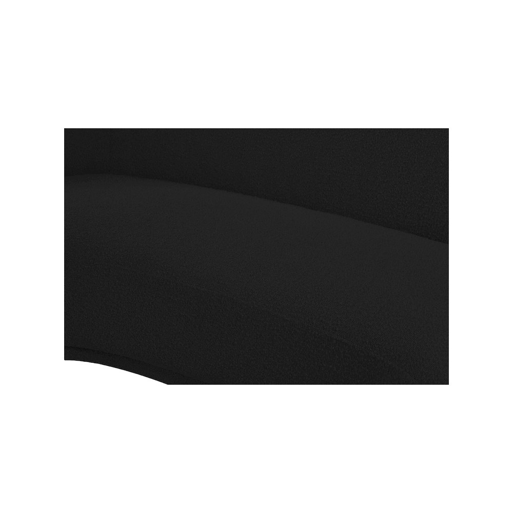 Hyde Black Boucle Fabric Sofa. Picture 9