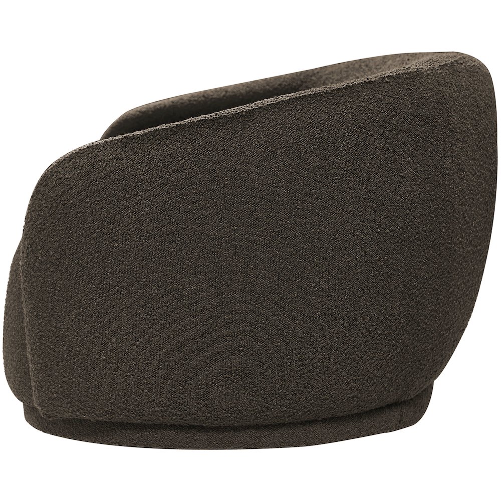 Hyde Brown Boucle Fabric Sofa. Picture 6